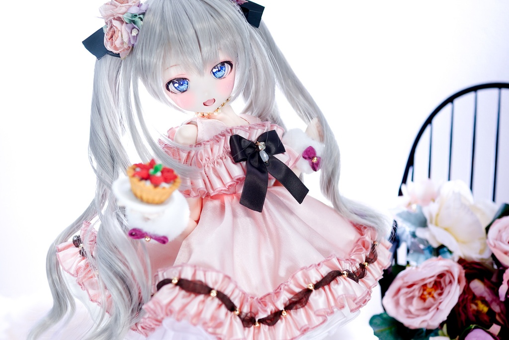 MDDフリルドレスセット(ピンク)