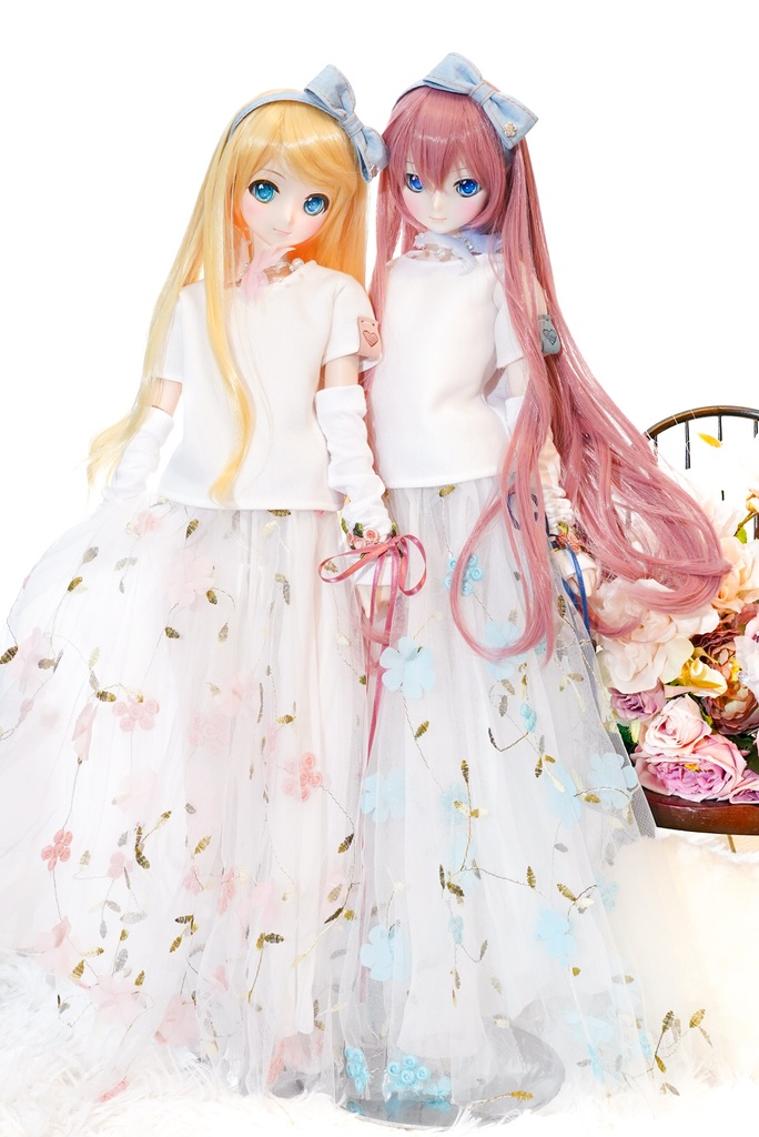 DDサイズ『ブルーチュールスカートセット』