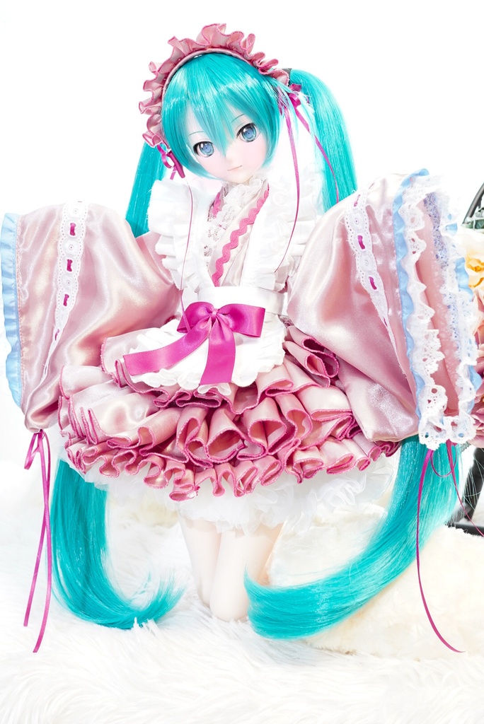 DDサイズ『ふわふ和メイドドレスセット』