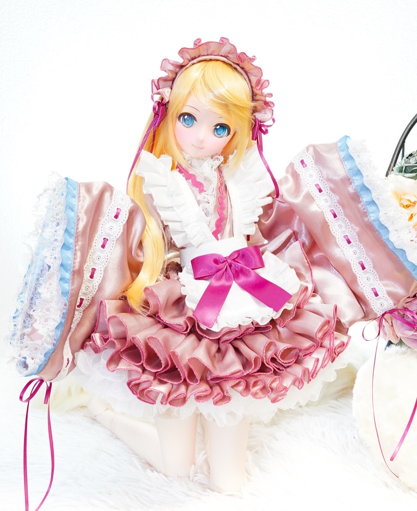 DDサイズ『ふわふ和メイドドレスセット』