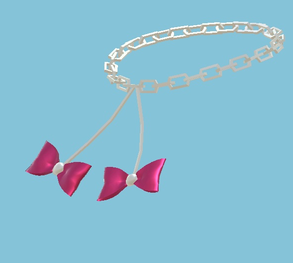 揺れるリボンアクセサリー