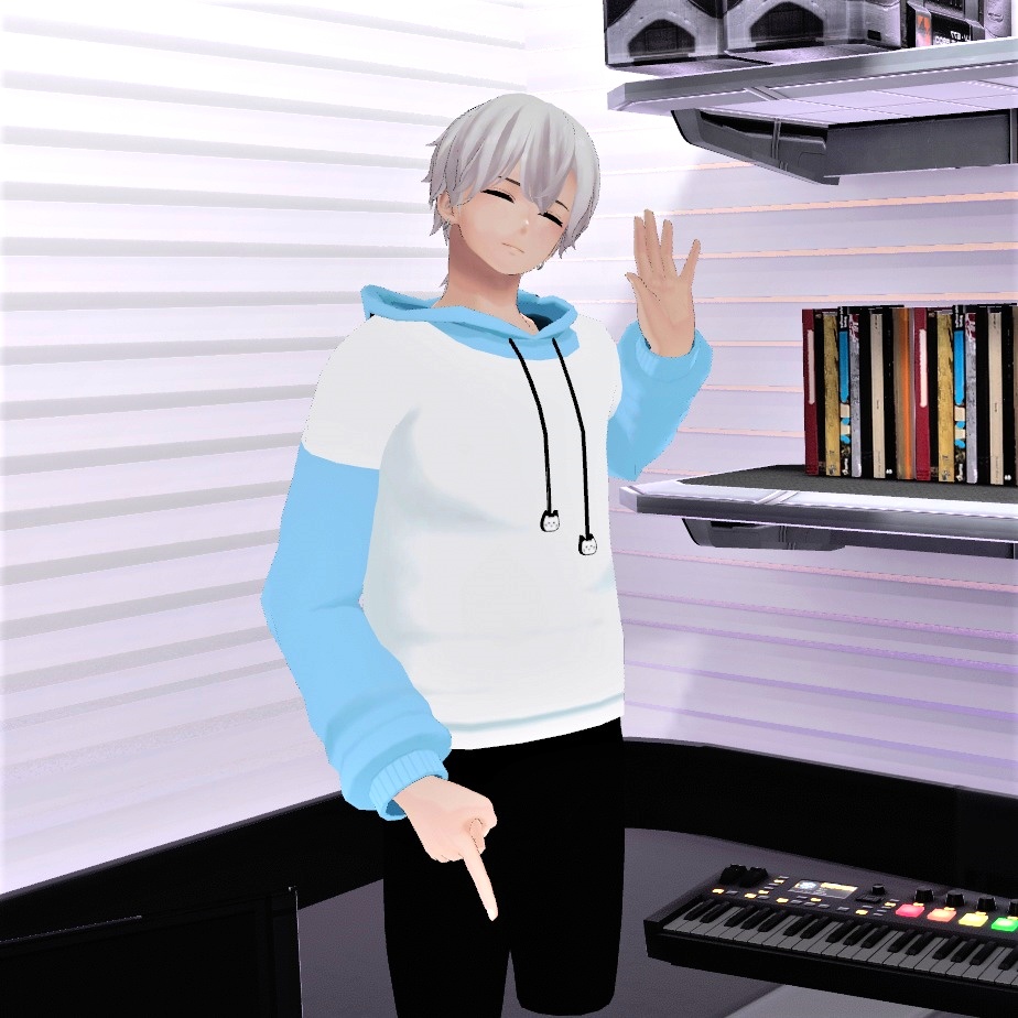 【メンズ猫パーカー】Men's Cat Hoodie