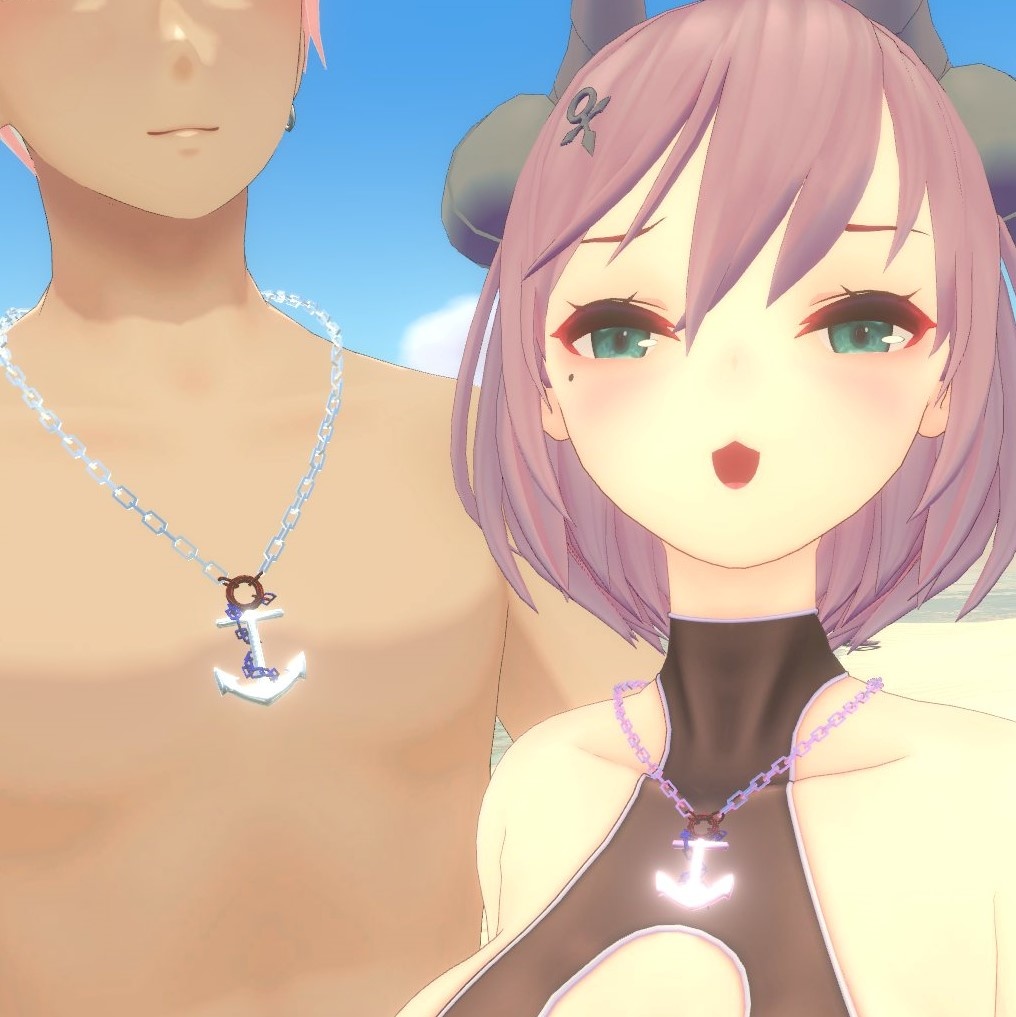 【VRChat想定】Anchor 錨型ネックレス