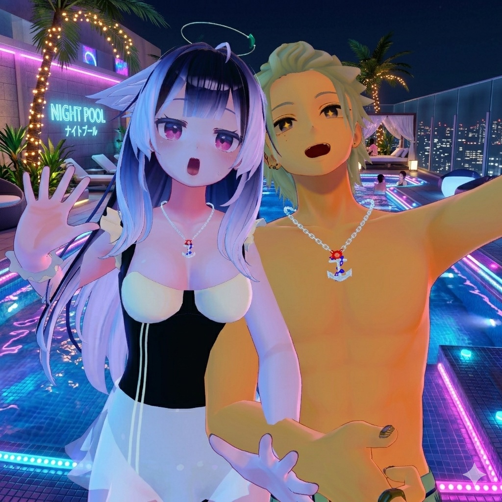 【VRChat想定】Anchor 錨型ネックレス