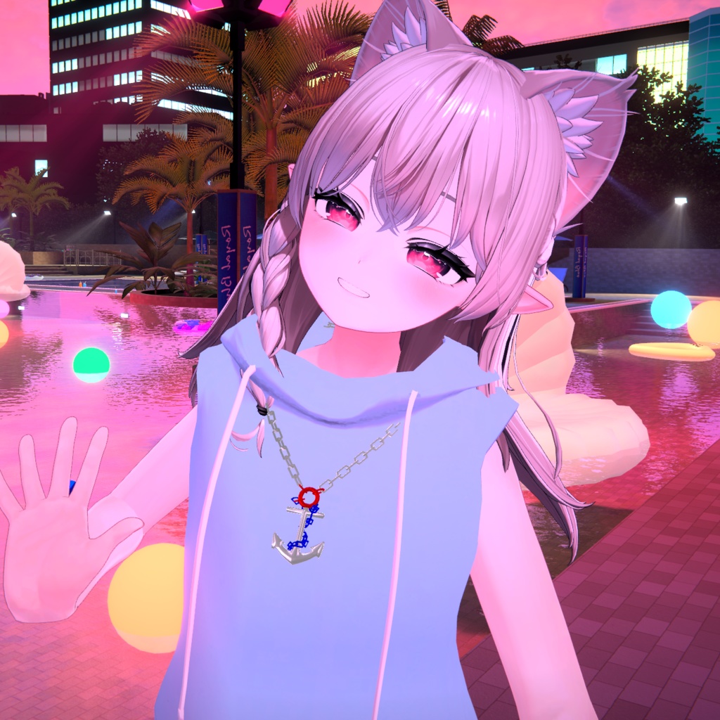 【VRChat想定】Anchor 錨型ネックレス