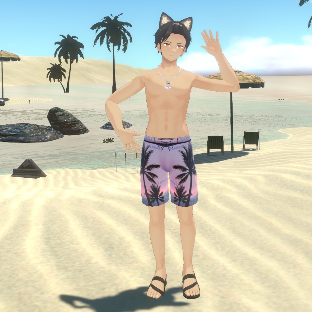 杏里くん&TOMAくんサンダル