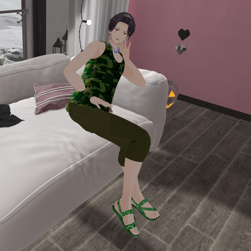 杏里くん&TOMAくんサンダル