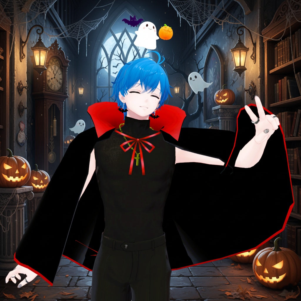 【ハロウィン衣装】ドラキュラマント