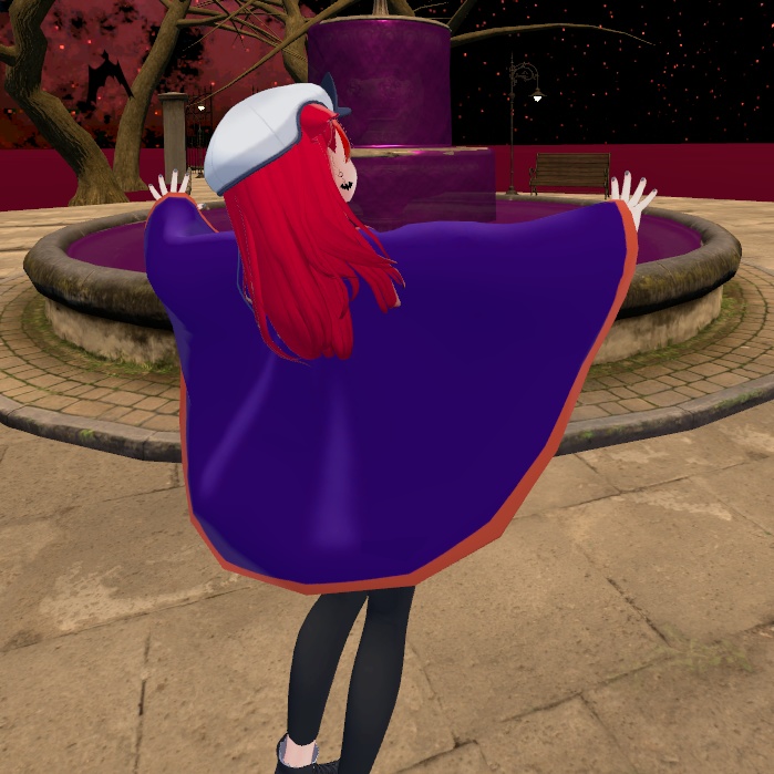 【ハロウィン衣装】ドラキュラマント Girls