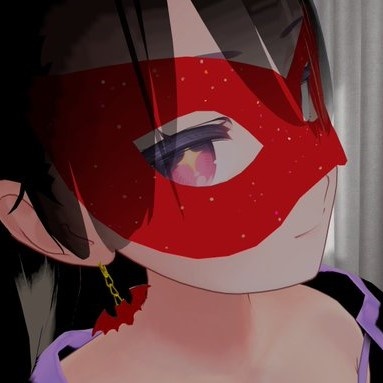 【VRChat想定】ベネチアンマスク