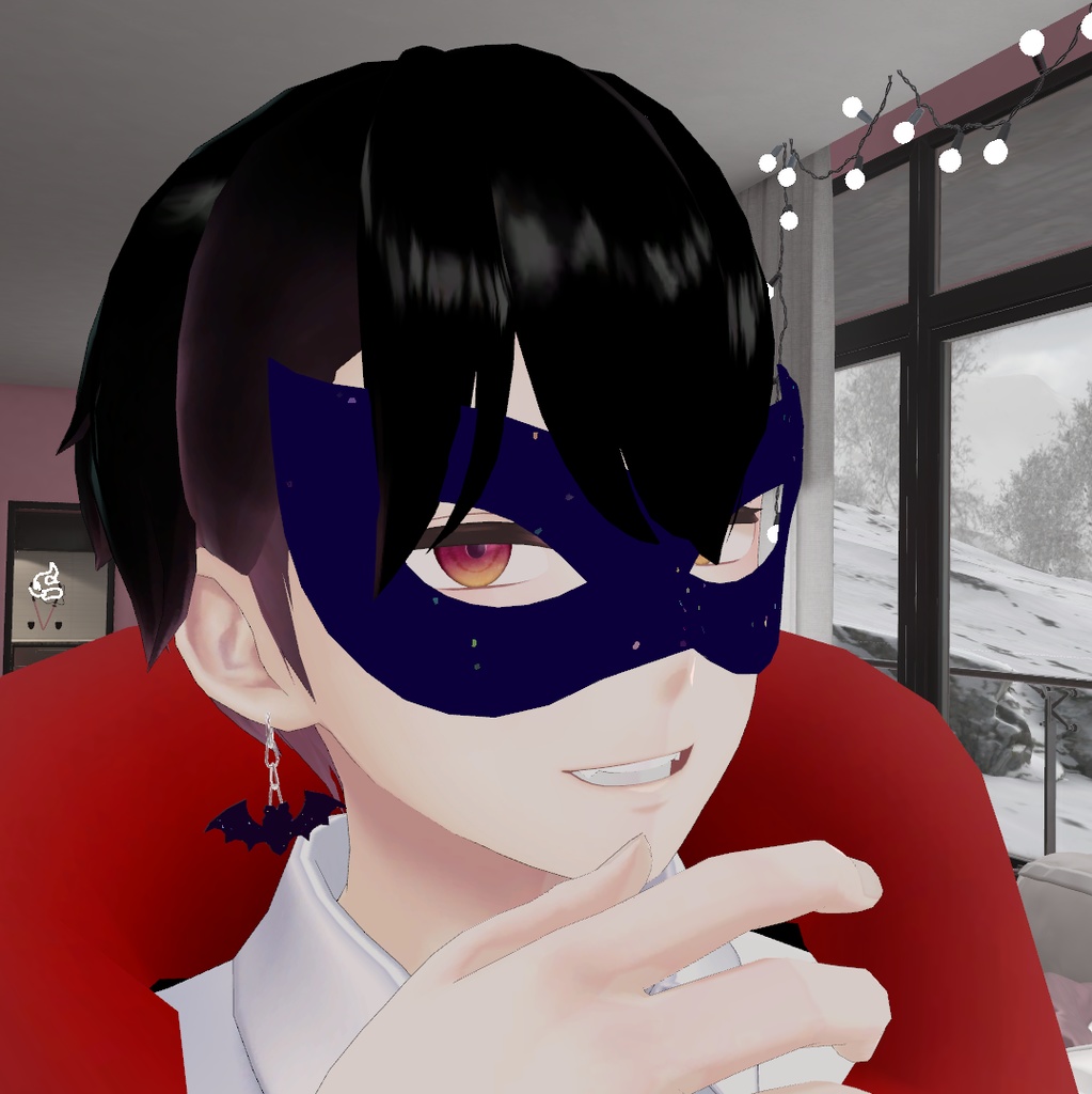 【VRChat想定】ベネチアンマスク