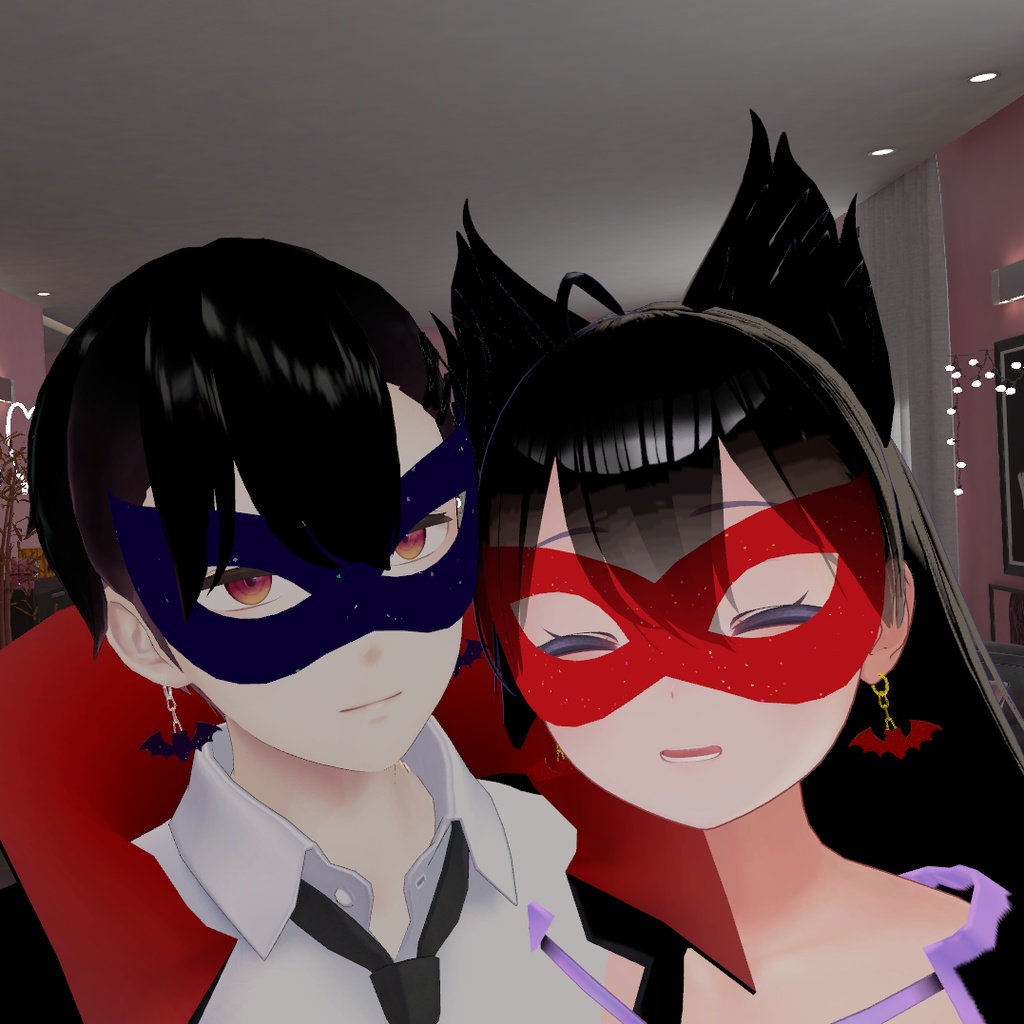 【VRChat想定】ベネチアンマスク