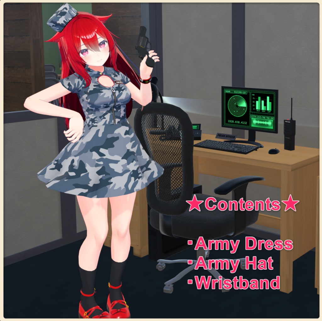 【桔梗ちゃん専用】Army Dress