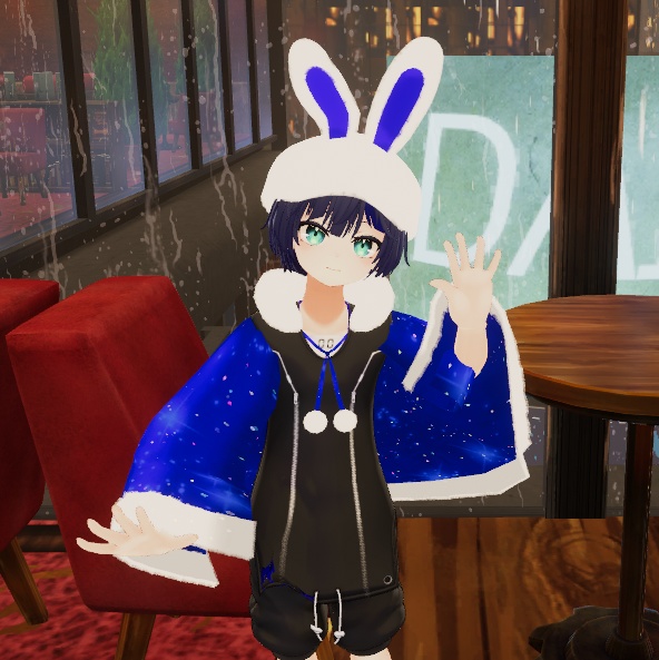 【うさ耳帽子】Rabbit_Hat