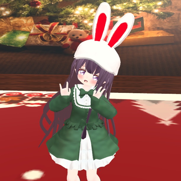 【うさ耳帽子】Rabbit_Hat