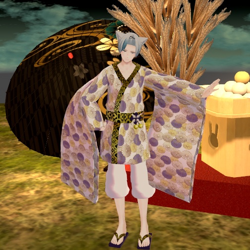 【メンズ和装】雅な着物セット