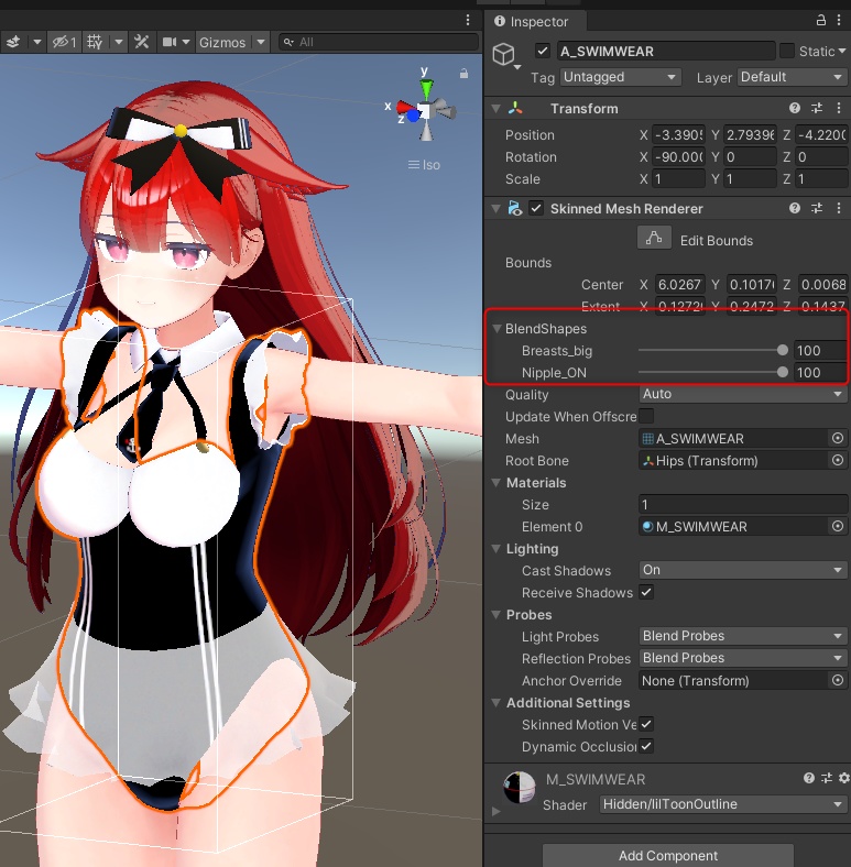 【桔梗ちゃん】Swimwear
