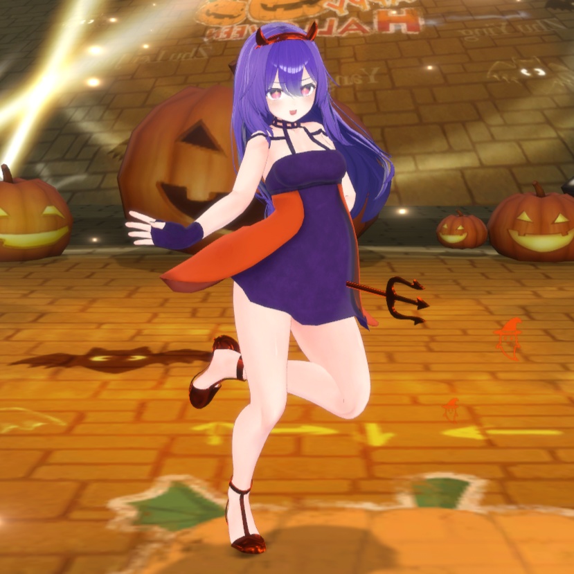 【桔梗ちゃん】小悪魔ドレス_Devil Dress for Kikyo