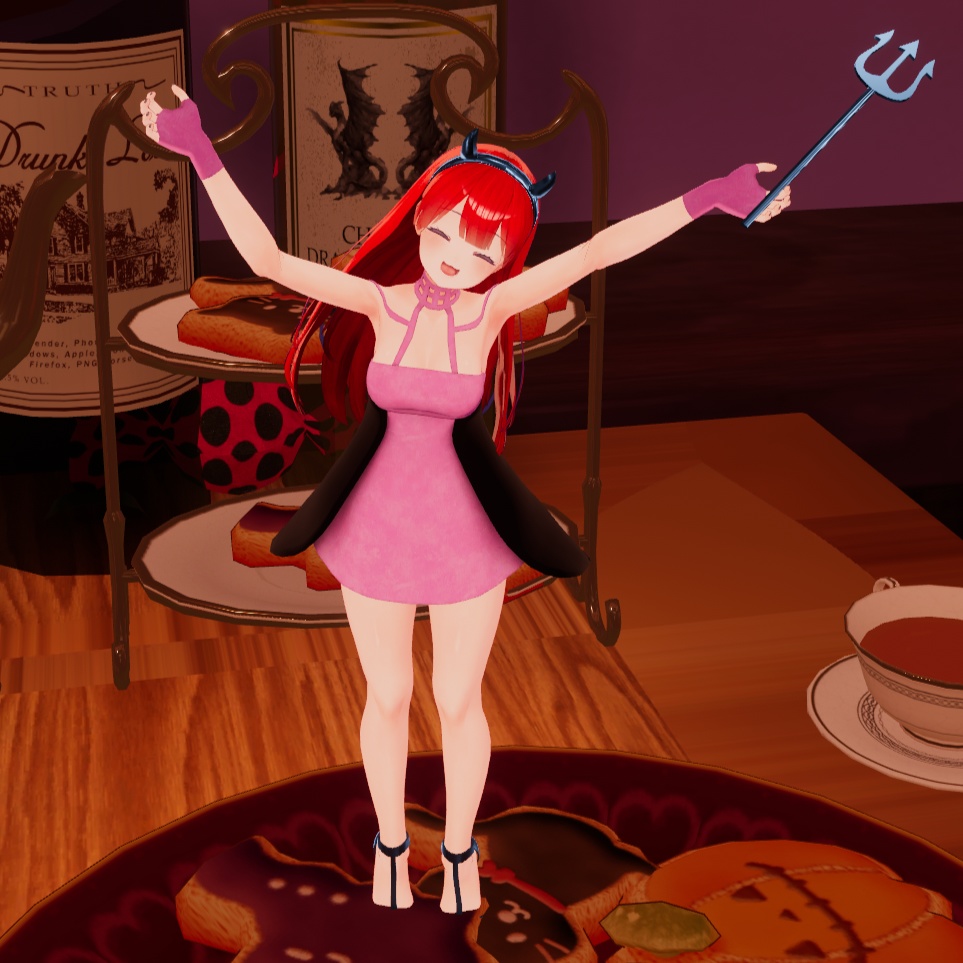 【桔梗ちゃん】小悪魔ドレス_Devil Dress for Kikyo