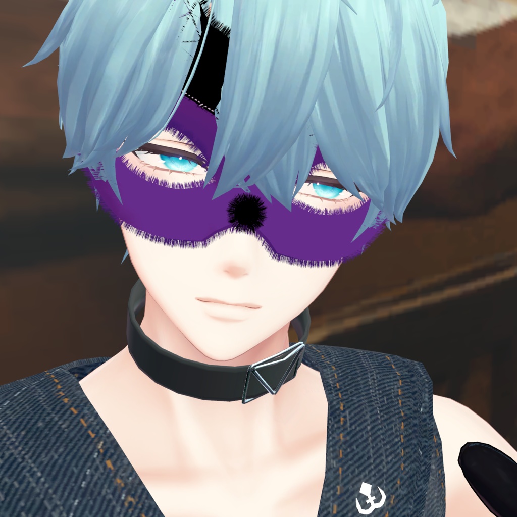 【VRChat想定】ベネチアンマスクⅡ_Venetian Cat Mask