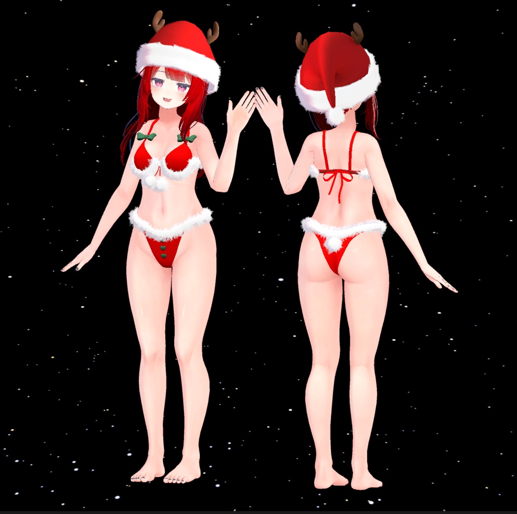 【VRC衣装】サンタコスセット_Santa cos set