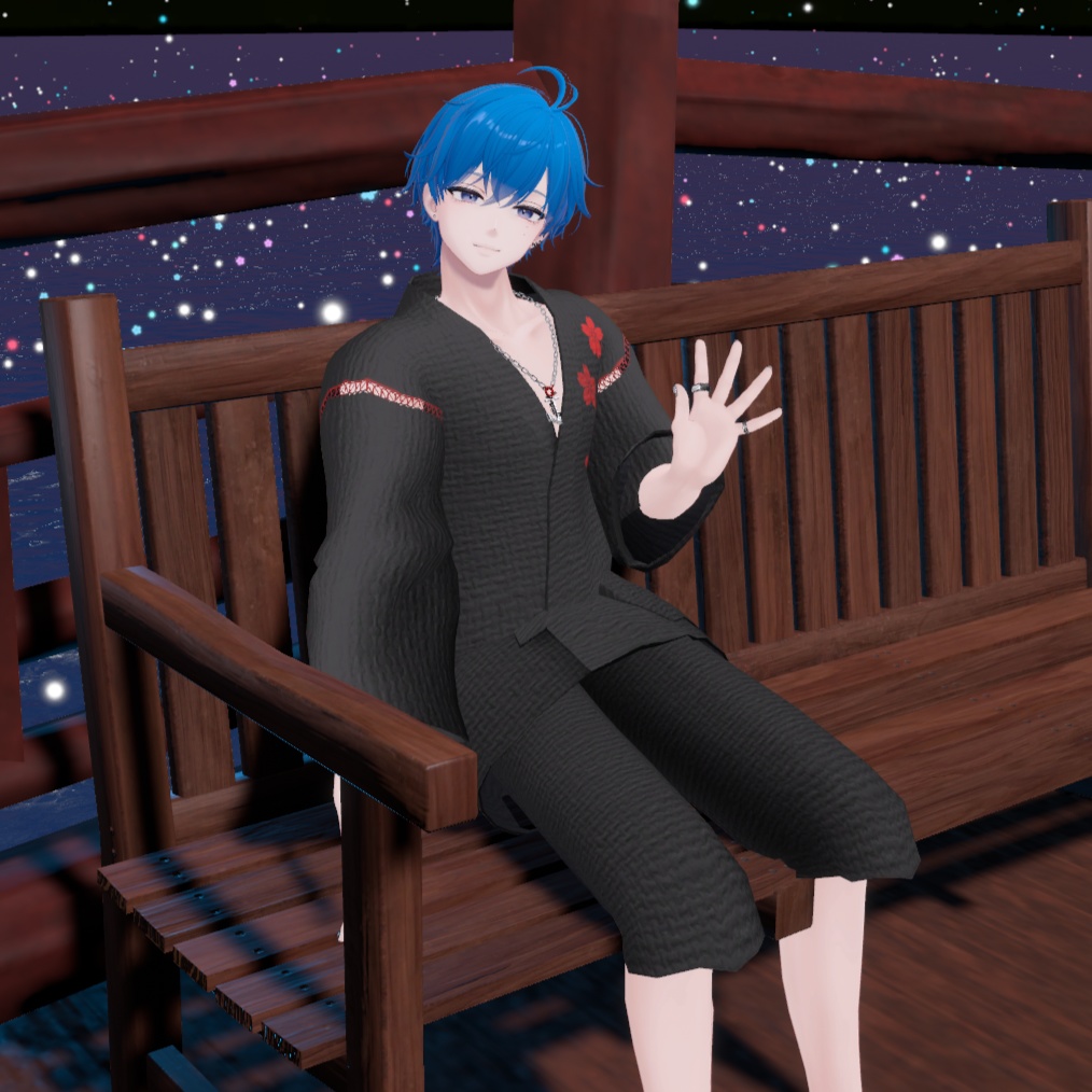 【メンズ衣装】甚平セット Ginbei&Geta