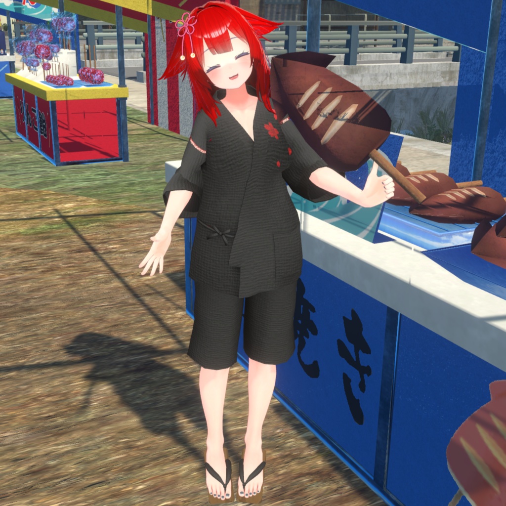 【VRC衣装】甚平セット_Jinbei set for KIkyo