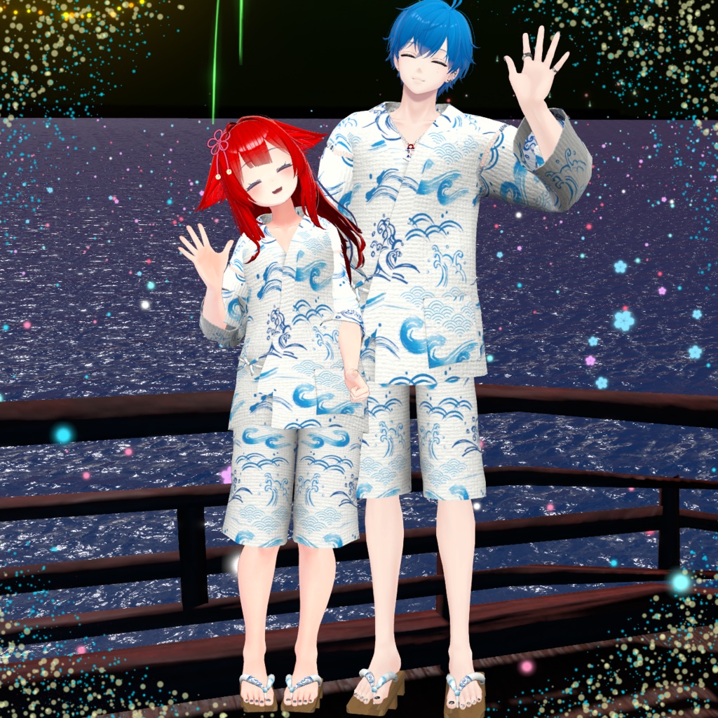 【VRC衣装】甚平セット_Jinbei set for KIkyo