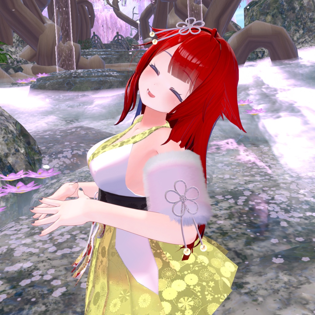 【VRC衣装】着物ドレス2