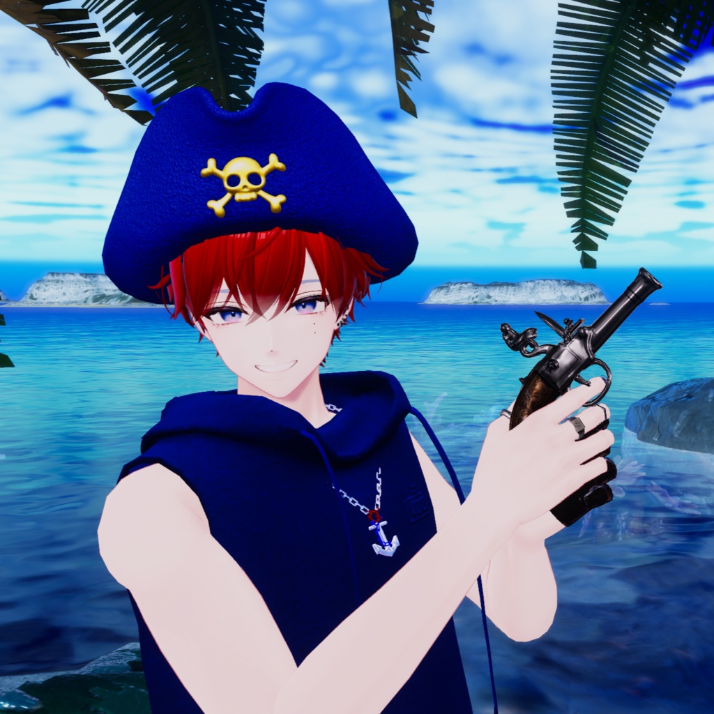 【VRC装飾品】海賊キット&大剣_PirateKit&Big sword