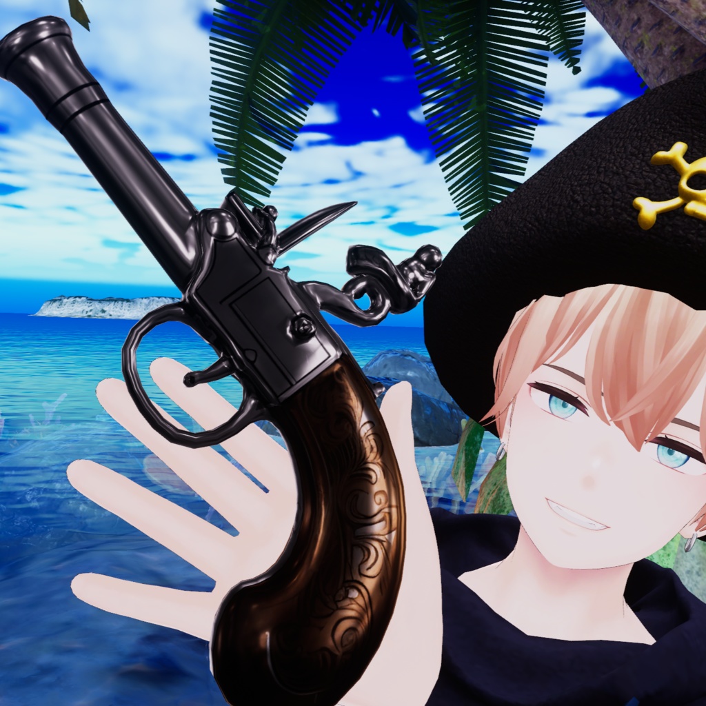 【VRC装飾品】海賊キット&大剣_PirateKit&Big sword