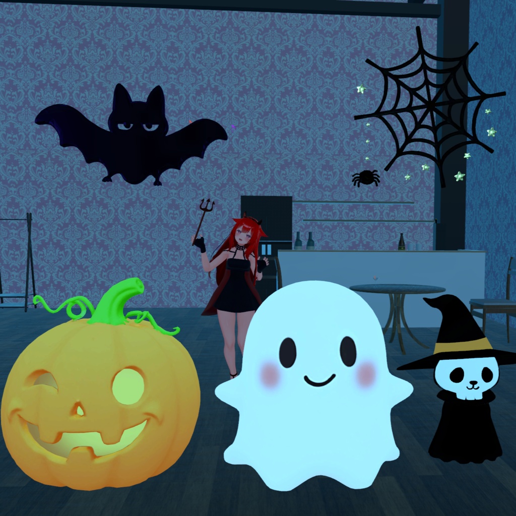 【ハロウィン小物】ワールド&アバター