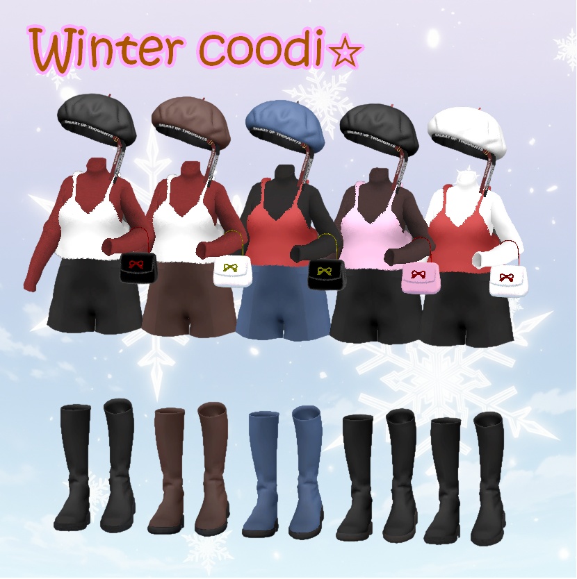 【VRC衣装】Winter coodi for Shinano