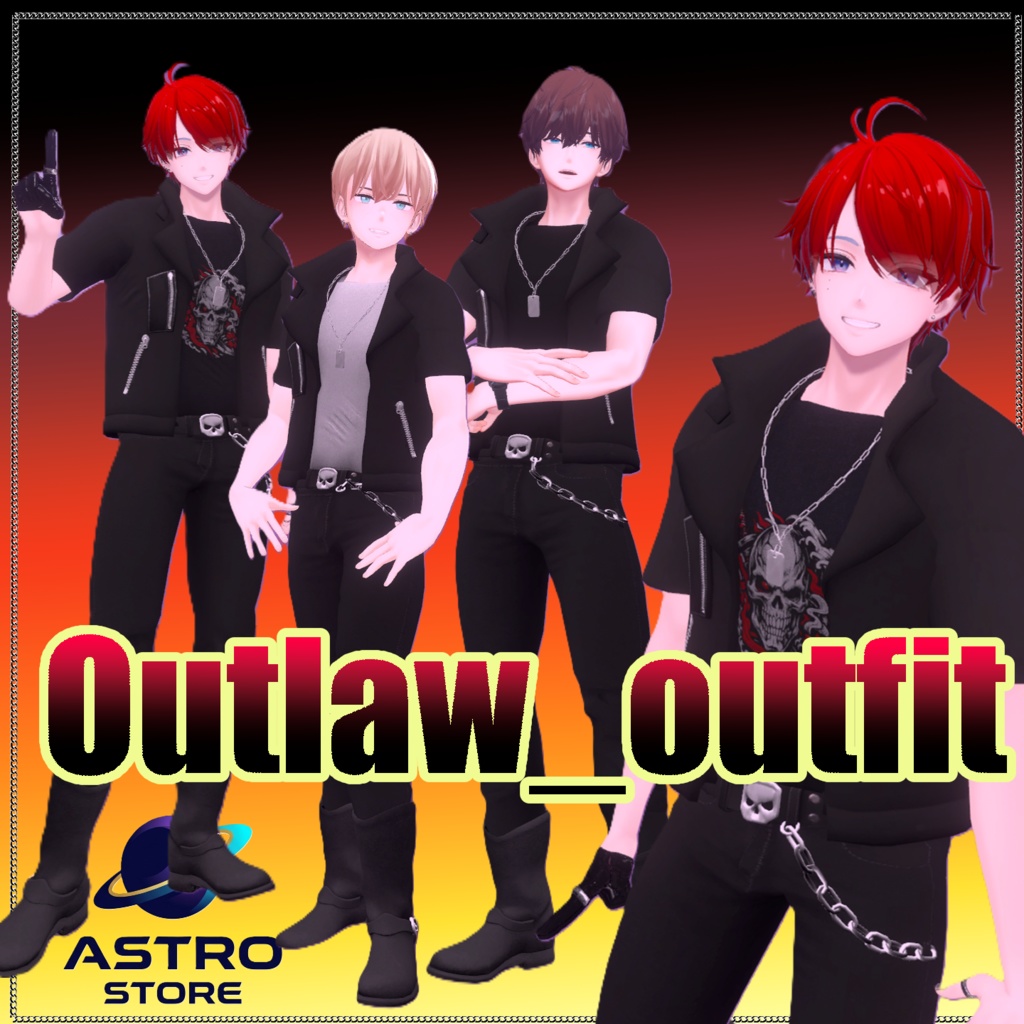 【メンズ衣装】アウトロー_Outlaw_for_Men