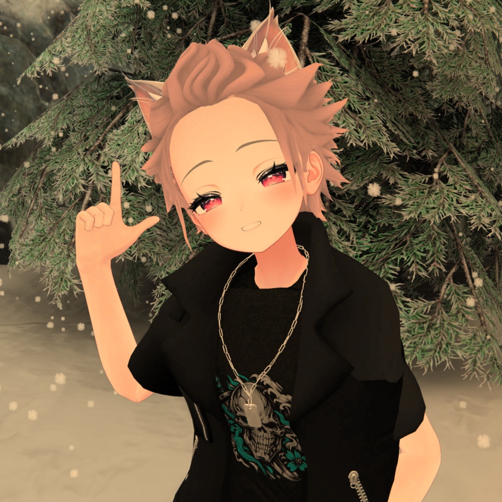 【VRC装飾品】スパイキーヘア_Spiky Hair