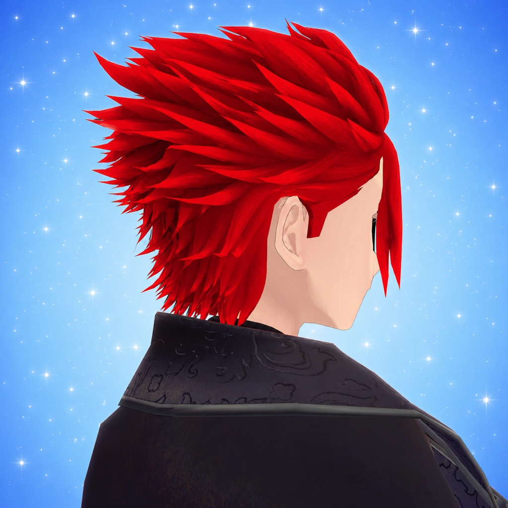 【VRC装飾品】スパイキーヘア_Spiky Hair