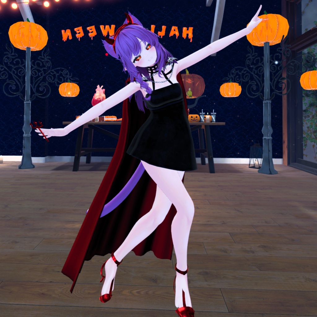 【VRC衣装】吸血鬼マント_Vampire Mantle