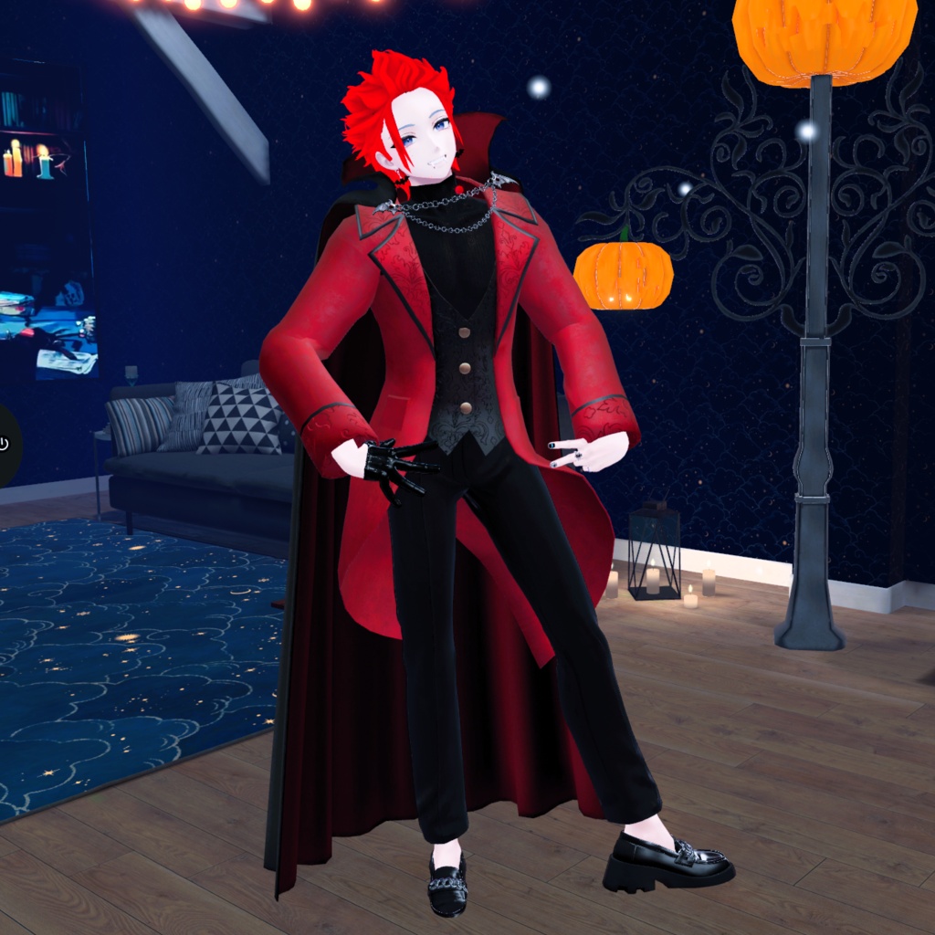 【VRC衣装】吸血鬼マント_Vampire Mantle