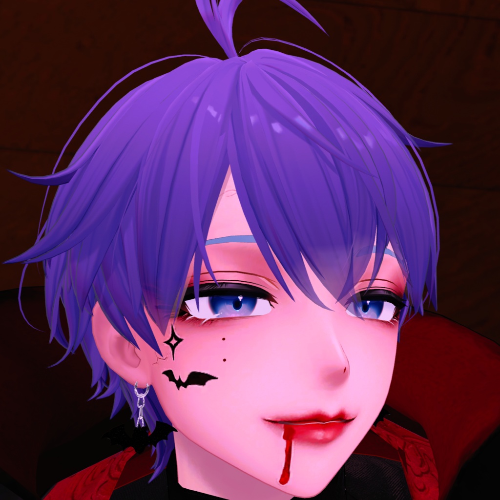 【VRC_texture】ハロウィンフェイス_狛乃_Halloweenface for Komano