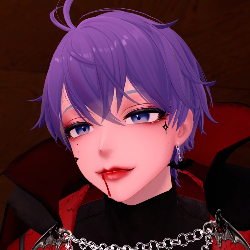 【VRC_texture】ハロウィンフェイス_狛乃_Halloweenface for Komano