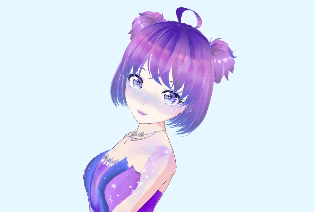 Galaxy Space Girl 3d model