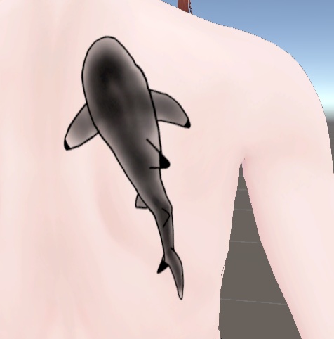 さめタトゥー6種