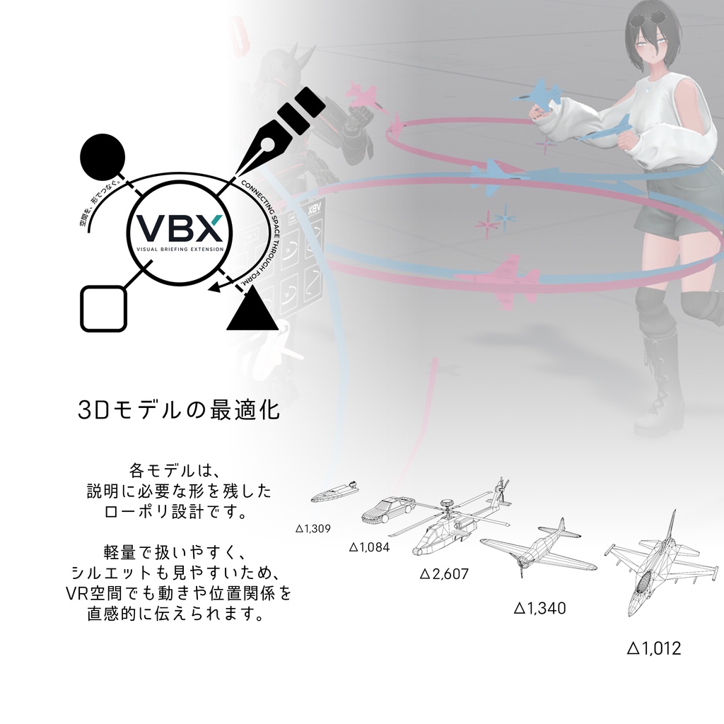 【期間限定セット25%OFF】VBX|QvPen対応 3Dブリーフィング拡張ギミック ver2.0
