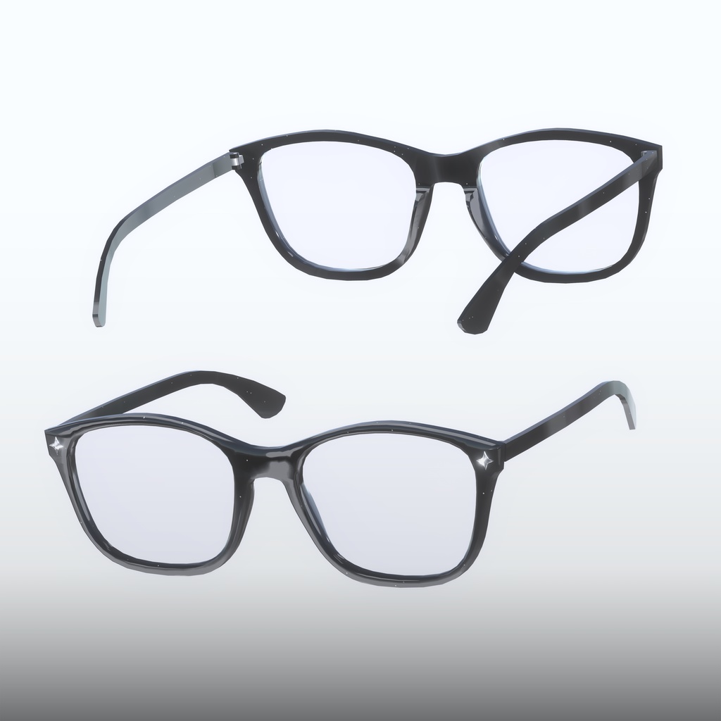 Black Rimmed Glasses