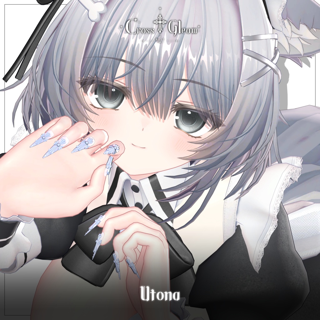 【Free/無料】✝︎ Cross Gleam Nail ✝︎ 【1,000 Followers Anniversary 】【9アバター対応】