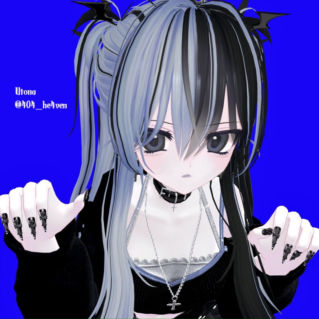 【Free/無料】✝︎ Cross Gleam Nail ✝︎ 【1,000 Followers Anniversary 】【9アバター対応】