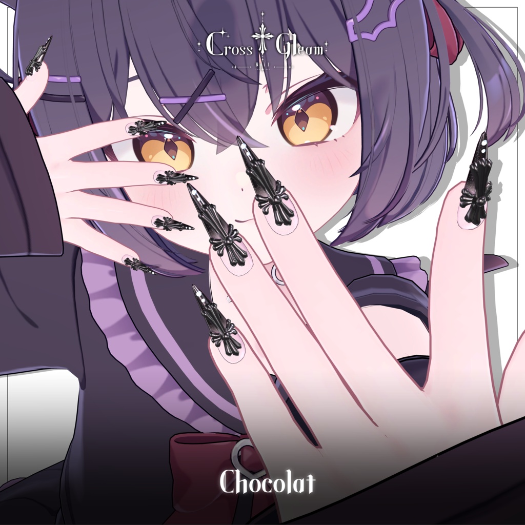 【Free/無料】✝︎ Cross Gleam Nail ✝︎ 【1,000 Followers Anniversary 】【9アバター対応】