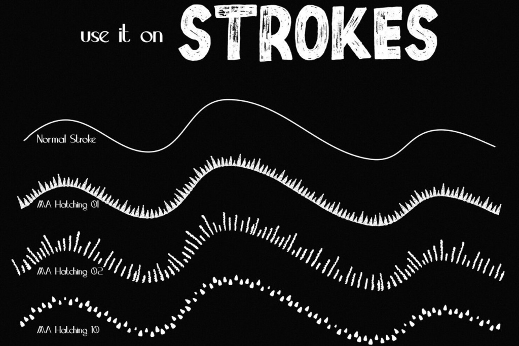 Affinity Brushes - 17 Vector Hatching