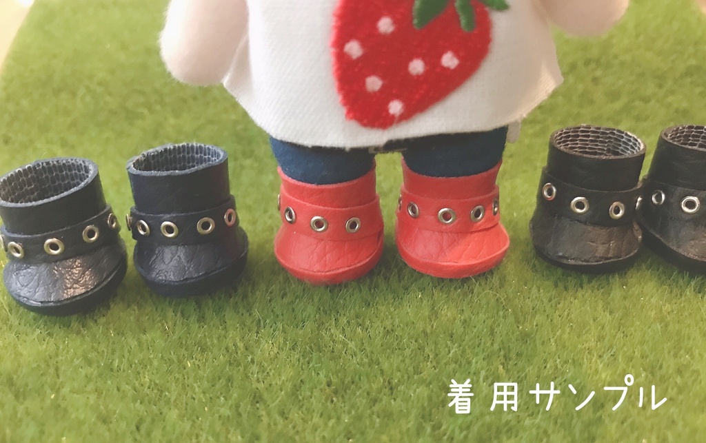 パンクなブーツ【ぬい靴】