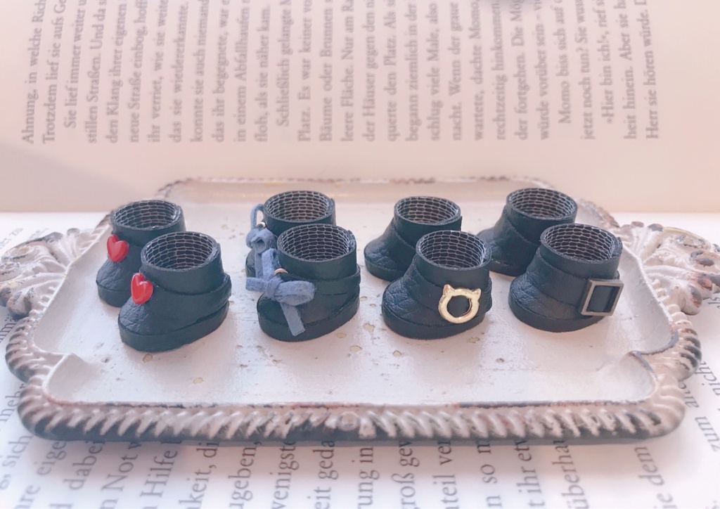 ブラックブーツ コレクション【ぬい靴】